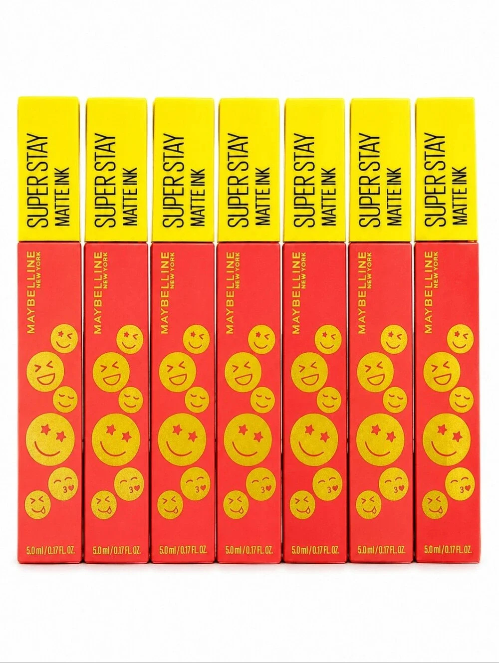 7 x Maybelline Superstay Moodmakers Matte Ink 445 Energizer